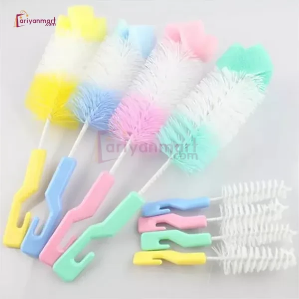 2PCS-Set Baby Bottle Feeding Brushes