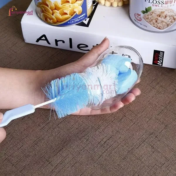 2PCS-Set Baby Bottle Feeding Brushes