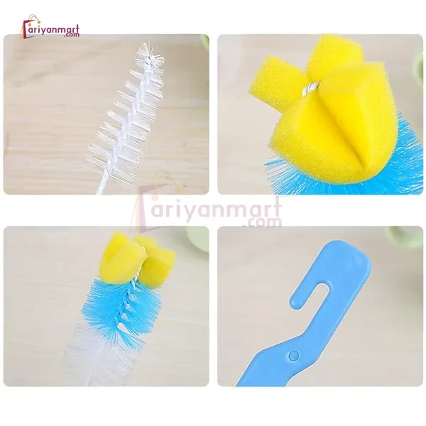 2PCS-Set Baby Bottle Feeding Brushes