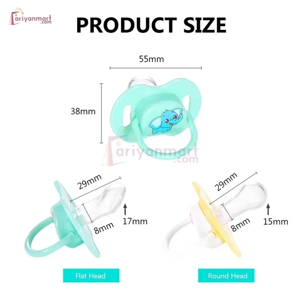 Cute Cartoon Silicone Baby Pacifier