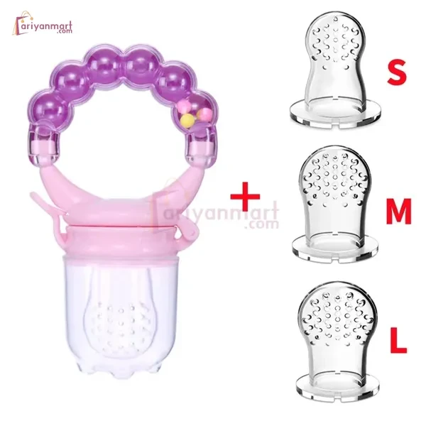 Baby Fruit Feeder + 3 Nipple Pack