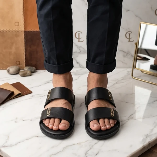 Ariyan Mart Lucas Men's sandal - Black (S34)